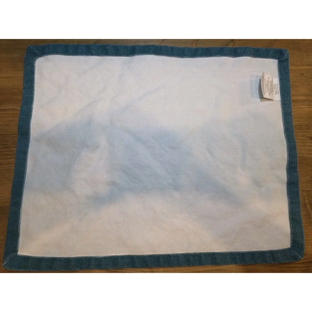 Set Of‎ 4 Pineapple Kitchen Placemats Turquoise 16x13